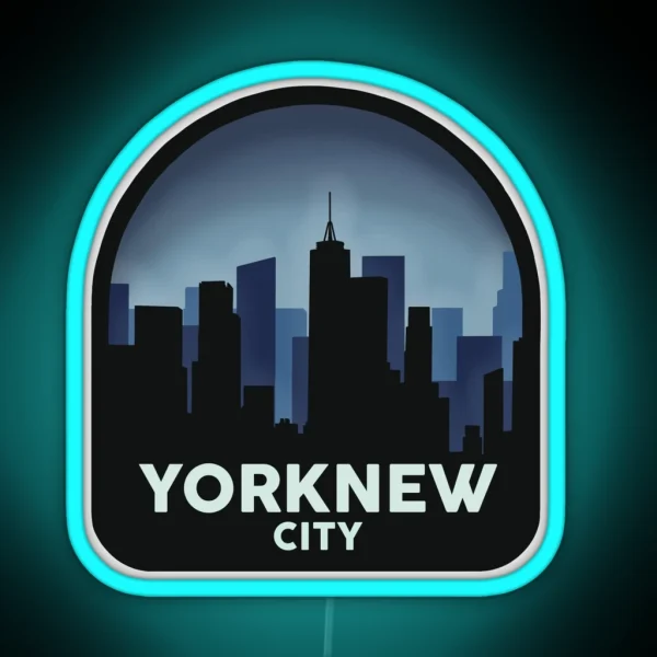 Yorknew City Travel RGB Neon Sign