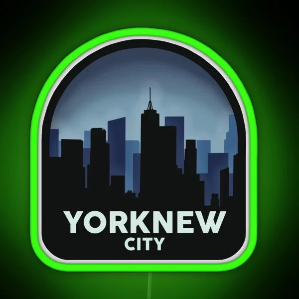 Yorknew City Travel RGB Neon Sign