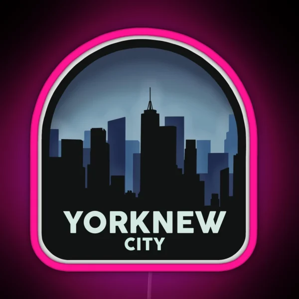 Yorknew City Travel RGB Neon Sign