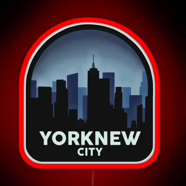 Yorknew City Travel RGB Neon Sign