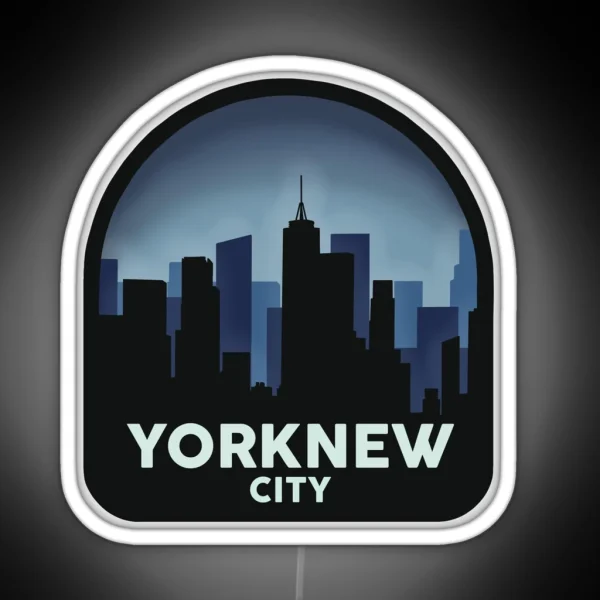 Yorknew City Travel RGB Neon Sign