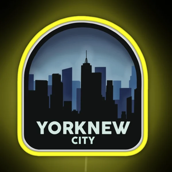 Yorknew City Travel RGB Neon Sign