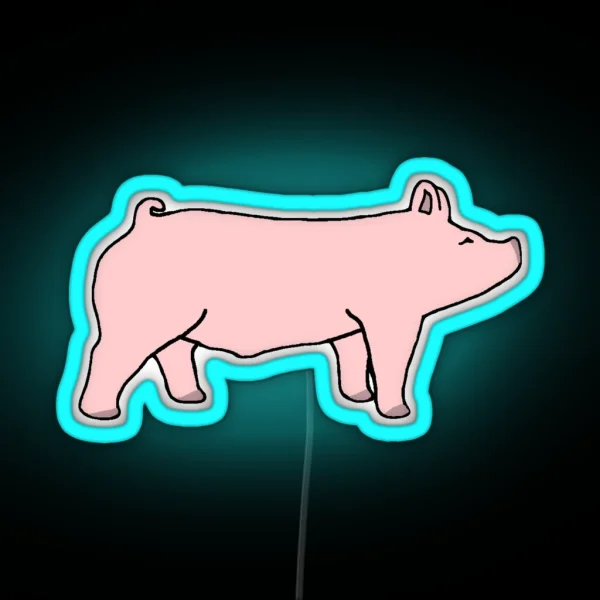 Yorkshire Hog RGB Neon Sign