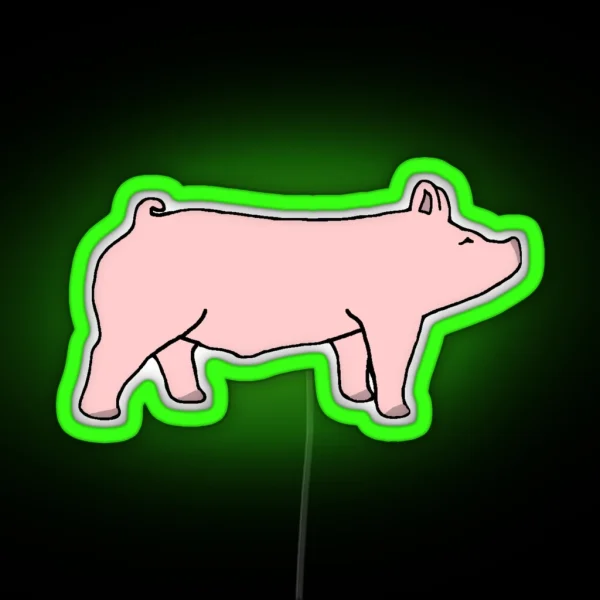 Yorkshire Hog RGB Neon Sign