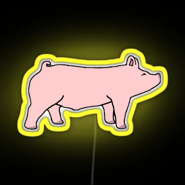 Yorkshire Hog RGB Neon Sign