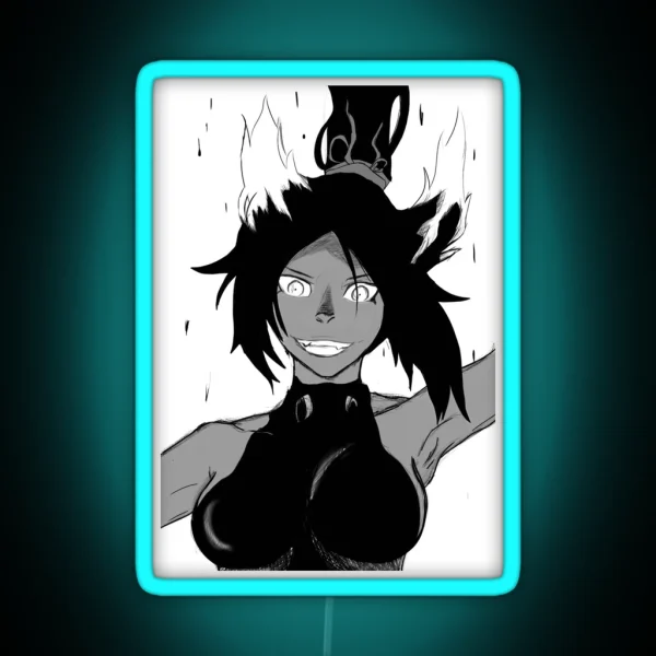Yoruichi Bleach RGB Neon Sign