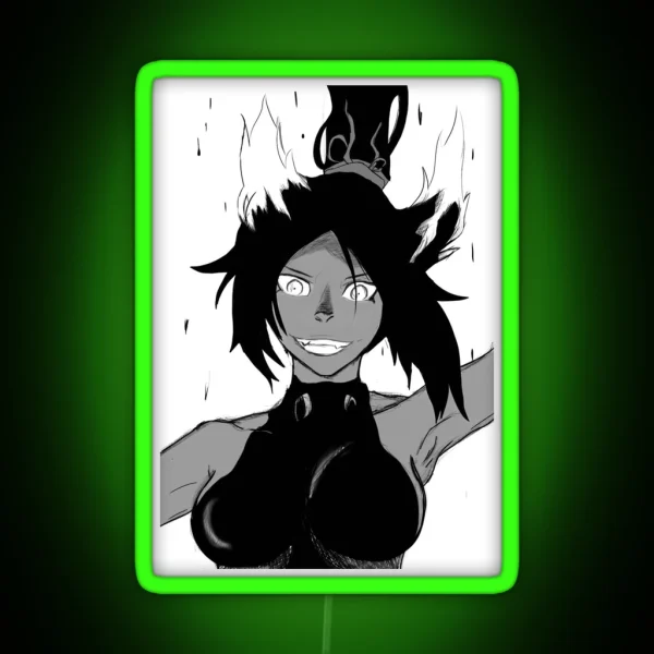 Yoruichi Bleach RGB Neon Sign