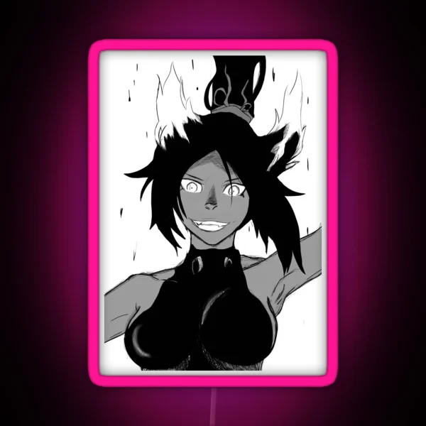 Yoruichi Bleach RGB Neon Sign