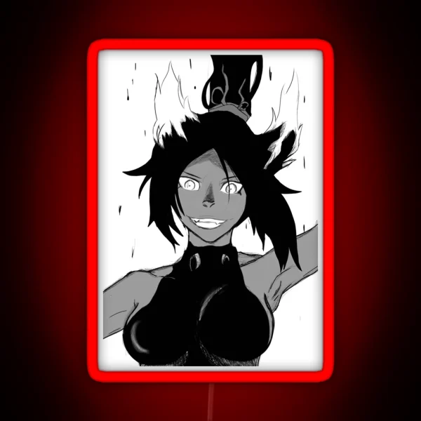 Yoruichi Bleach RGB Neon Sign