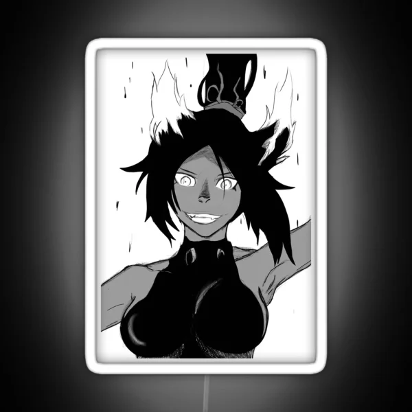 Yoruichi Bleach RGB Neon Sign