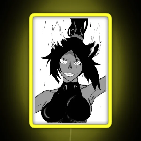 Yoruichi Bleach RGB Neon Sign