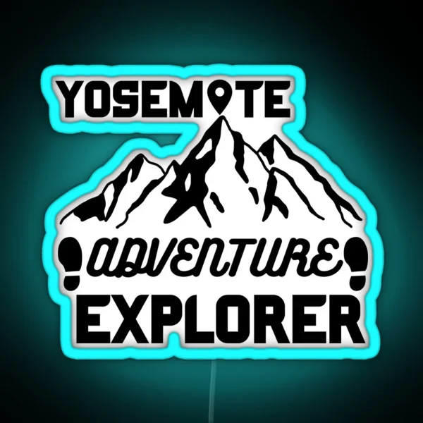 Yosemite Adventure Explorer 1 RGB Neon Sign