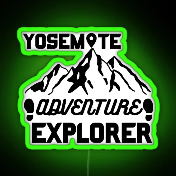 Yosemite Adventure Explorer 1 RGB Neon Sign