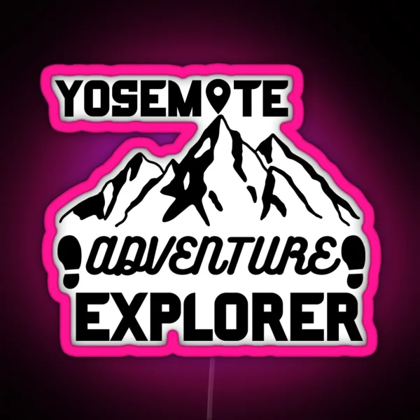 Yosemite Adventure Explorer 1 RGB Neon Sign