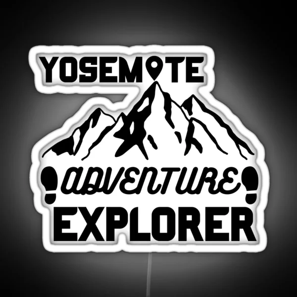Yosemite Adventure Explorer 1 RGB Neon Sign