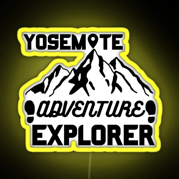 Yosemite Adventure Explorer 1 RGB Neon Sign