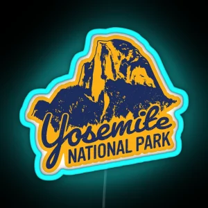 Yosemite National Park RGB Neon Sign