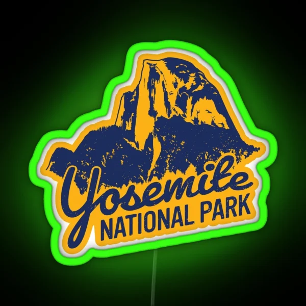 Yosemite National Park RGB Neon Sign
