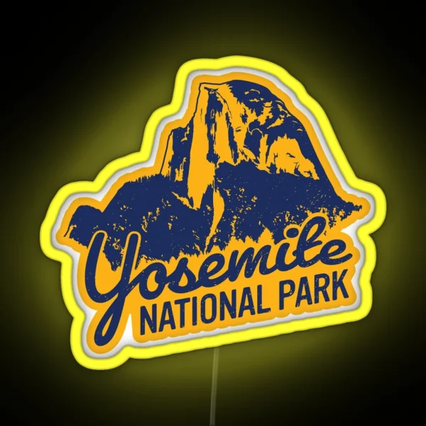 Yosemite National Park RGB Neon Sign