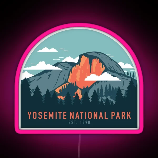Yosemite National Park RGB Neon Sign