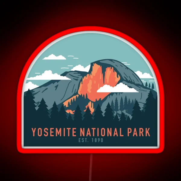 Yosemite National Park RGB Neon Sign