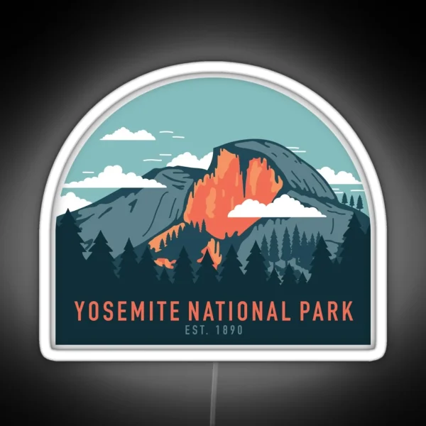 Yosemite National Park RGB Neon Sign