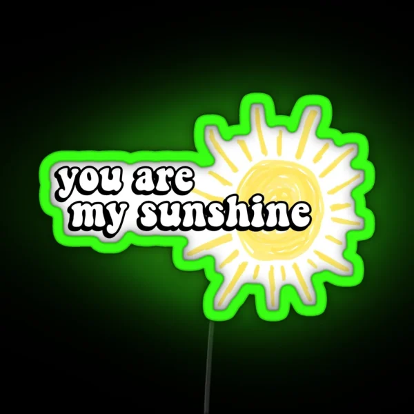 You Are My Sunshine RGB Neon Sign
