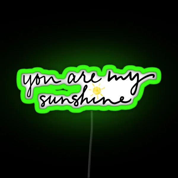 You Are My Sunshine RGB Neon Sign