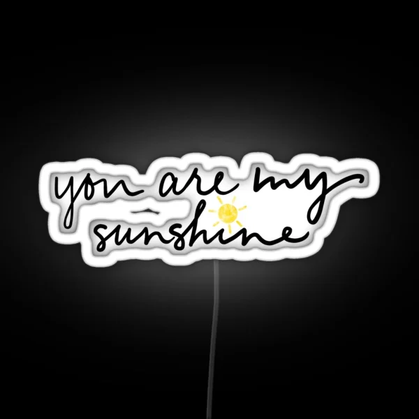 You Are My Sunshine RGB Neon Sign