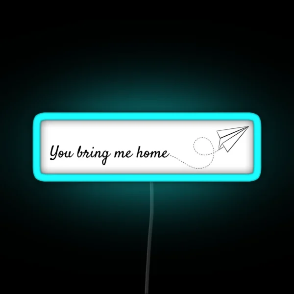 You Bring Me Home RGB Neon Sign