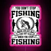 Young at heart, fishing never gets old.