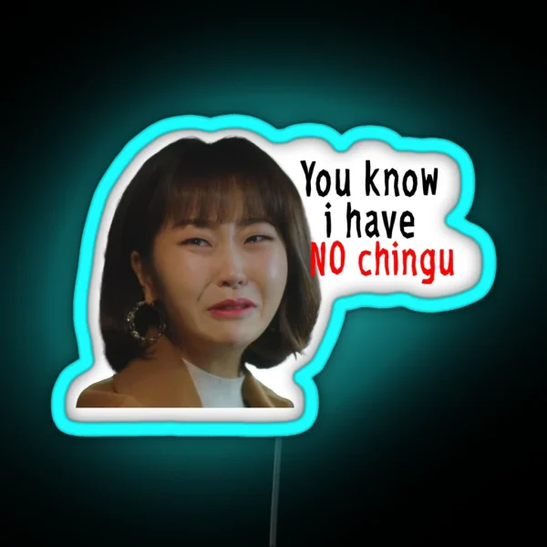 You Know I Have No Chingu RGB Neon Sign