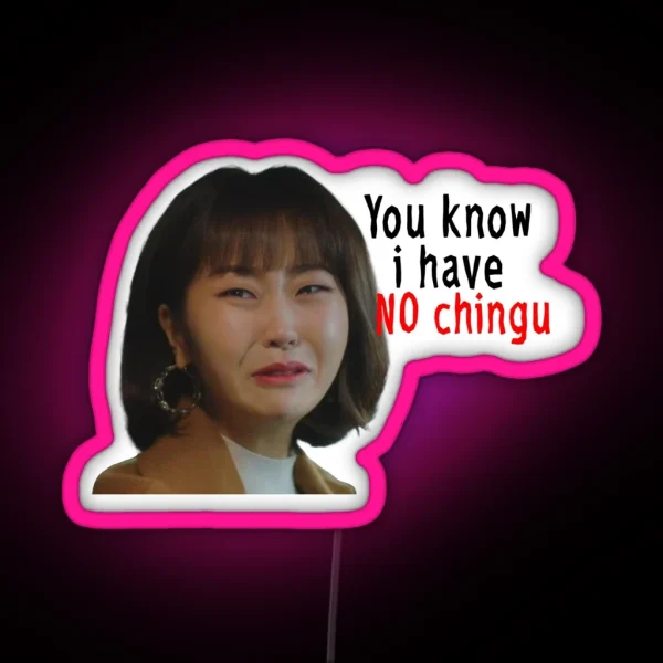 You Know I Have No Chingu RGB Neon Sign