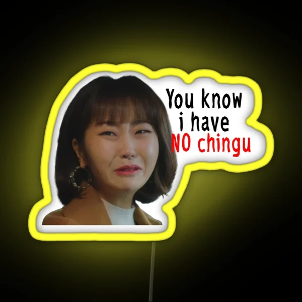 You Know I Have No Chingu RGB Neon Sign