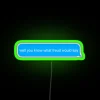 Psychoanalytic signpost pointing to unconscious desires with vibrant neon colors.