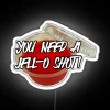 Neon RGB Jello Shot Sign