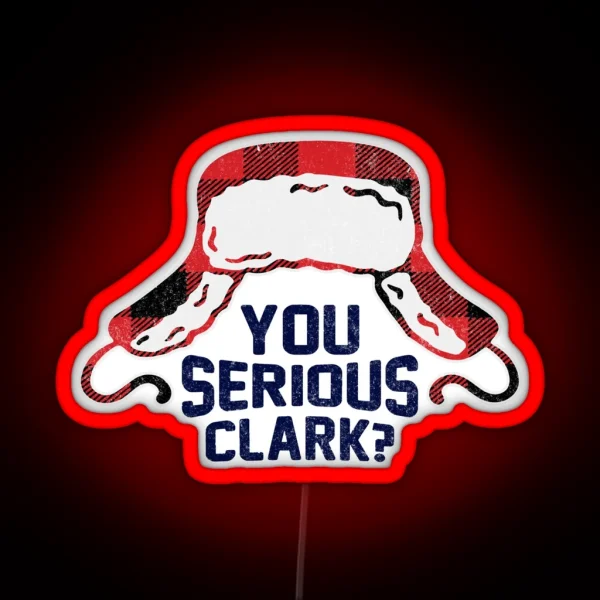 You Serious Clark Vintage Design RGB Neon Sign