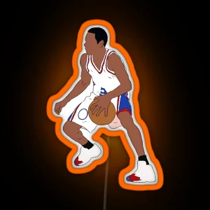 Young Allen Iverson RGB Neon Sign