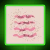 Neon sign with motivational message about mindset's impact on life.