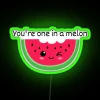 RGB neon sign with the phrase 'Your One in a Melon'