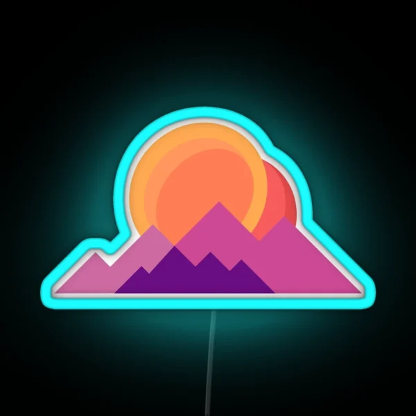 Yoyo Sunset RGB Neon Sign