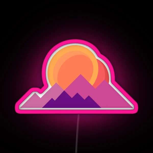 Yoyo Sunset RGB Neon Sign