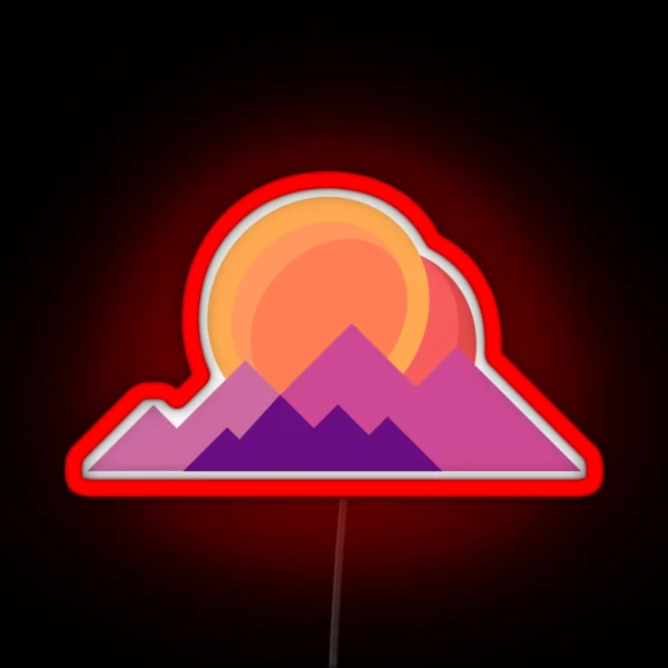 Yoyo Sunset RGB Neon Sign