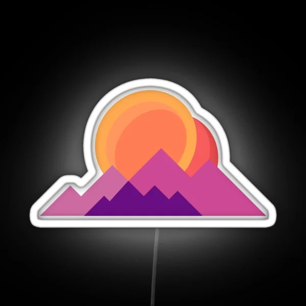 Yoyo Sunset RGB Neon Sign