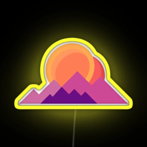 Yoyo Sunset RGB Neon Sign
