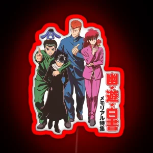 Yu Yu Hakusho 25th Anniversary RGB Neon Sign