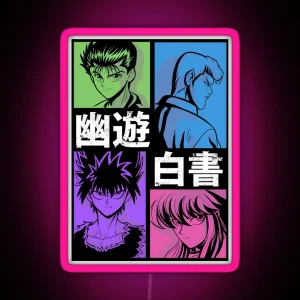 Yu Yu Hakusho RGB Neon Sign