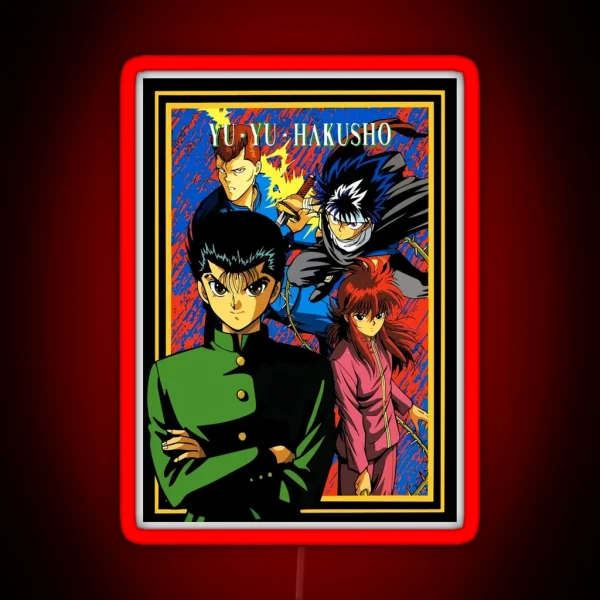Yu Yu Hakusho RGB Neon Sign