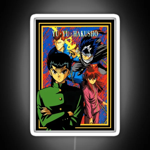 Yu Yu Hakusho RGB Neon Sign