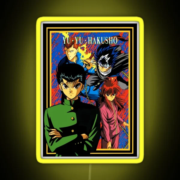 Yu Yu Hakusho RGB Neon Sign